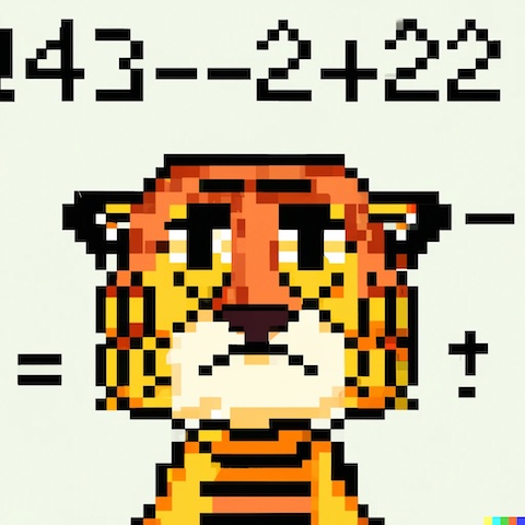 sad tiger
