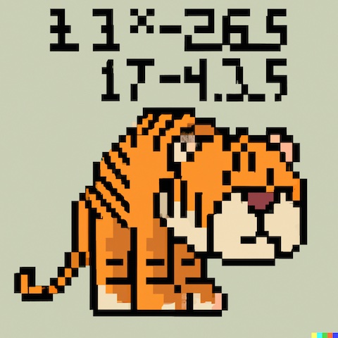sad tiger
