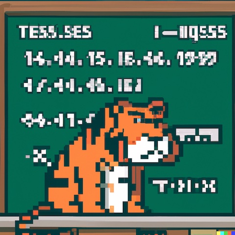 sad tiger